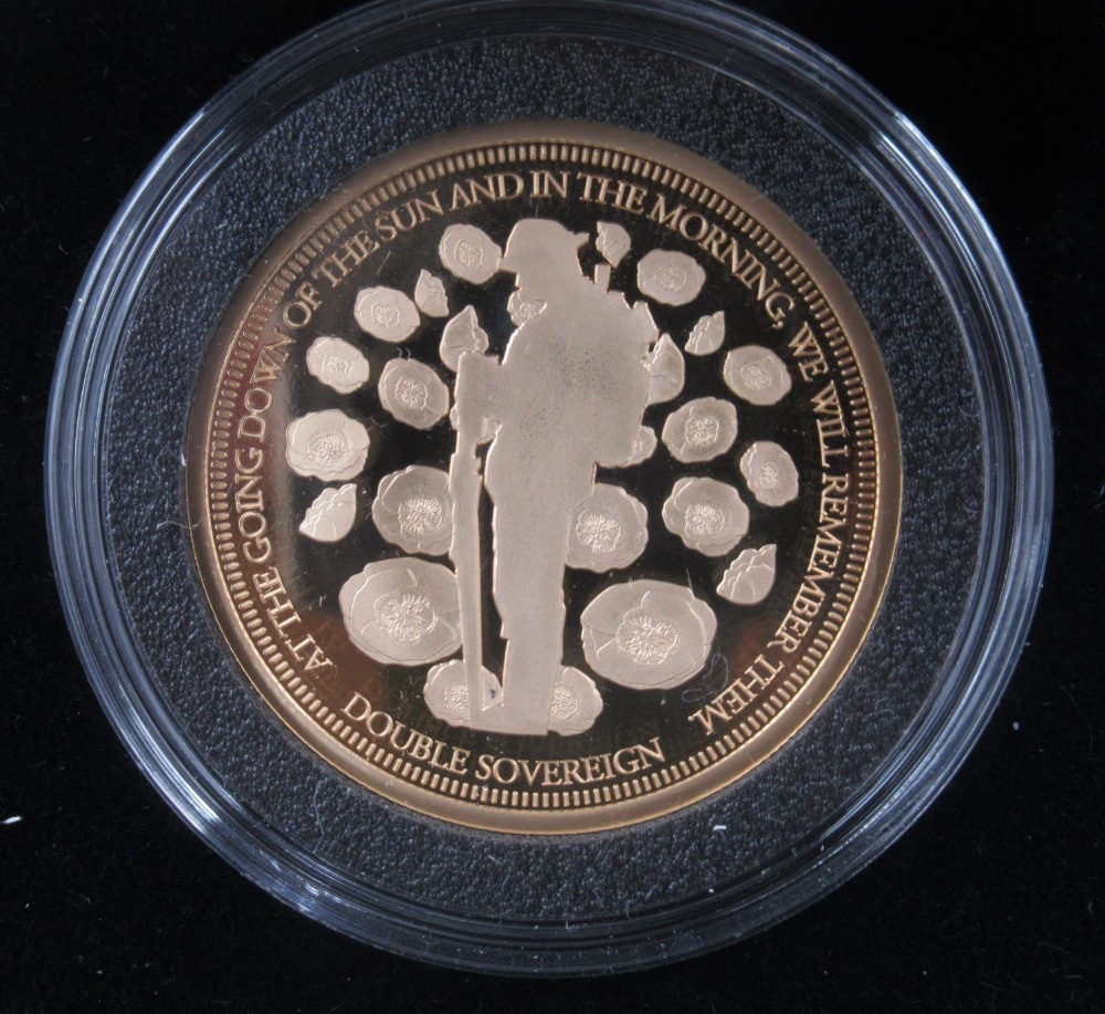 Harrington & Byrne - 2020 Centenary of the Unknown Warrior 22 carat Tristan da Cunha gold proof - Image 2 of 3