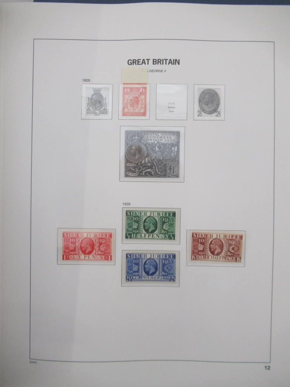 A collection of 6 folders containing assorted GB stamps from the c19th & c20th covering Queen - Image 14 of 21