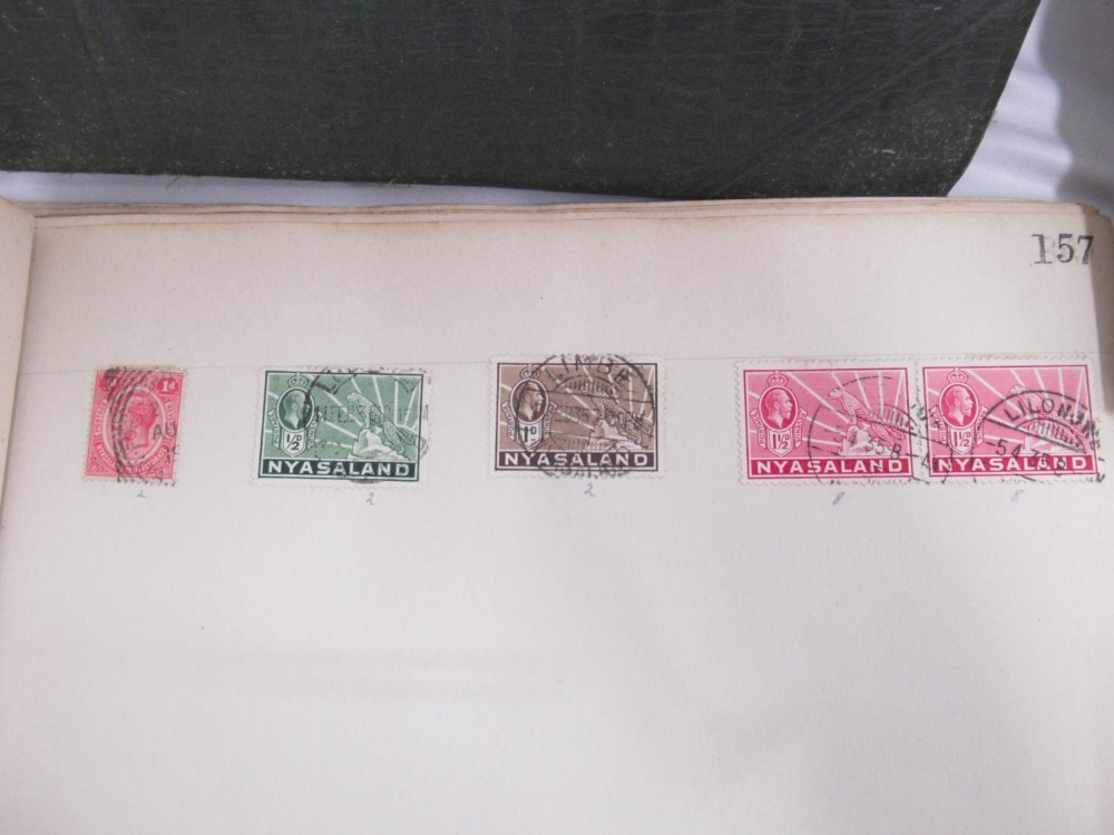 Assorted collection of British and International stamps predominantly c20th in folders/albums and - Image 6 of 13