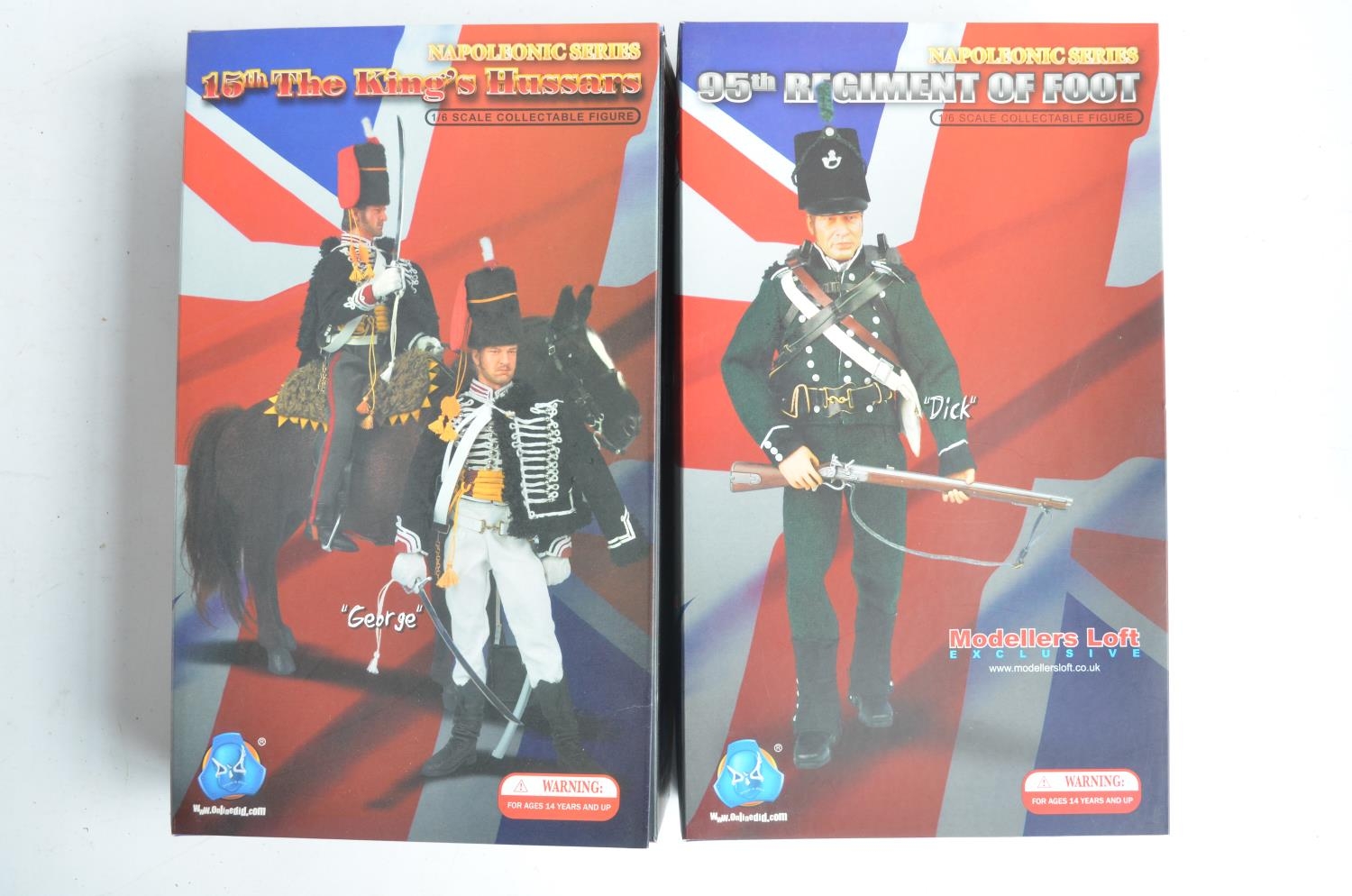 Two 1/6 scale poseable Napoleonic Series soldier figures from Modellers Loft/DiD Corp to include ' - Image 2 of 5