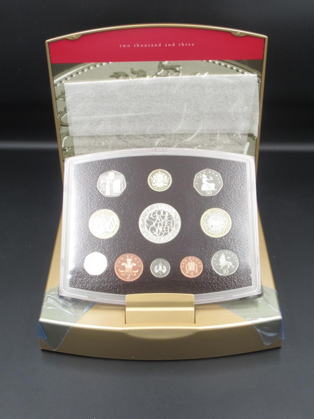Royal Mint - 2003 United Kingdom 'The Golden Jubilee' Executive Proof Set in original box with