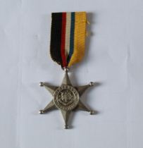 Kimberley Star. Unnamed Mayors Siege Medal 1900, Silver Hallmark 'a'