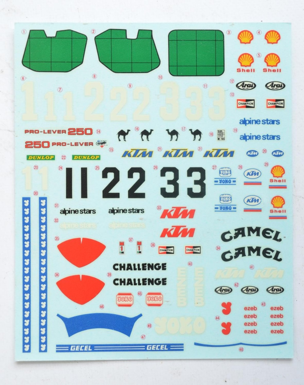 Four 1/12 scale plastic model motorcycle kits from Tamiya to include 1451 KTM250MX with motocross - Image 3 of 8
