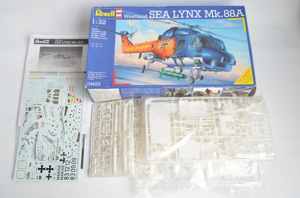 Three unbuilt 1/32 scale German Air Force and Naval jet and helicopter plastic model kits to include - Image 2 of 5