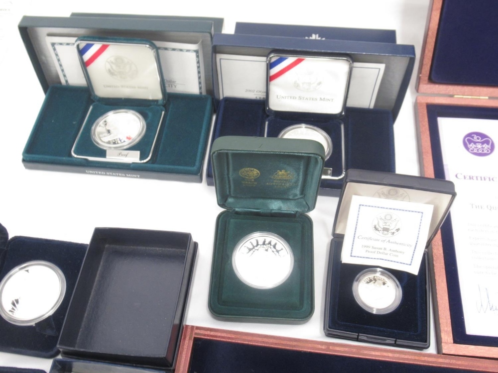 Large assorted collection of silver proof coins and other coins to inc. Westminster silver proof - Image 10 of 12