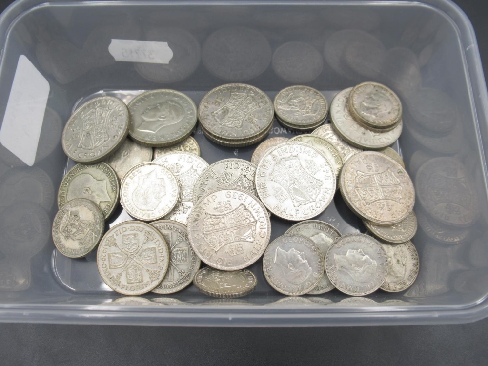 Collection of mixed Pre-1947 GB silver coins inc. 5 1920 and Pre-1920 coins (gross 9.97ozt) - Image 2 of 2