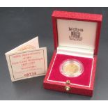 The Royal Mint - 500th Anniversary of the First Gold Sovereign 1489-1989 Full Sovereign, in issue