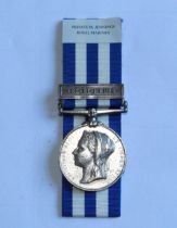 Egypt Medal. To Marine M. Jennings. Royal Marines.