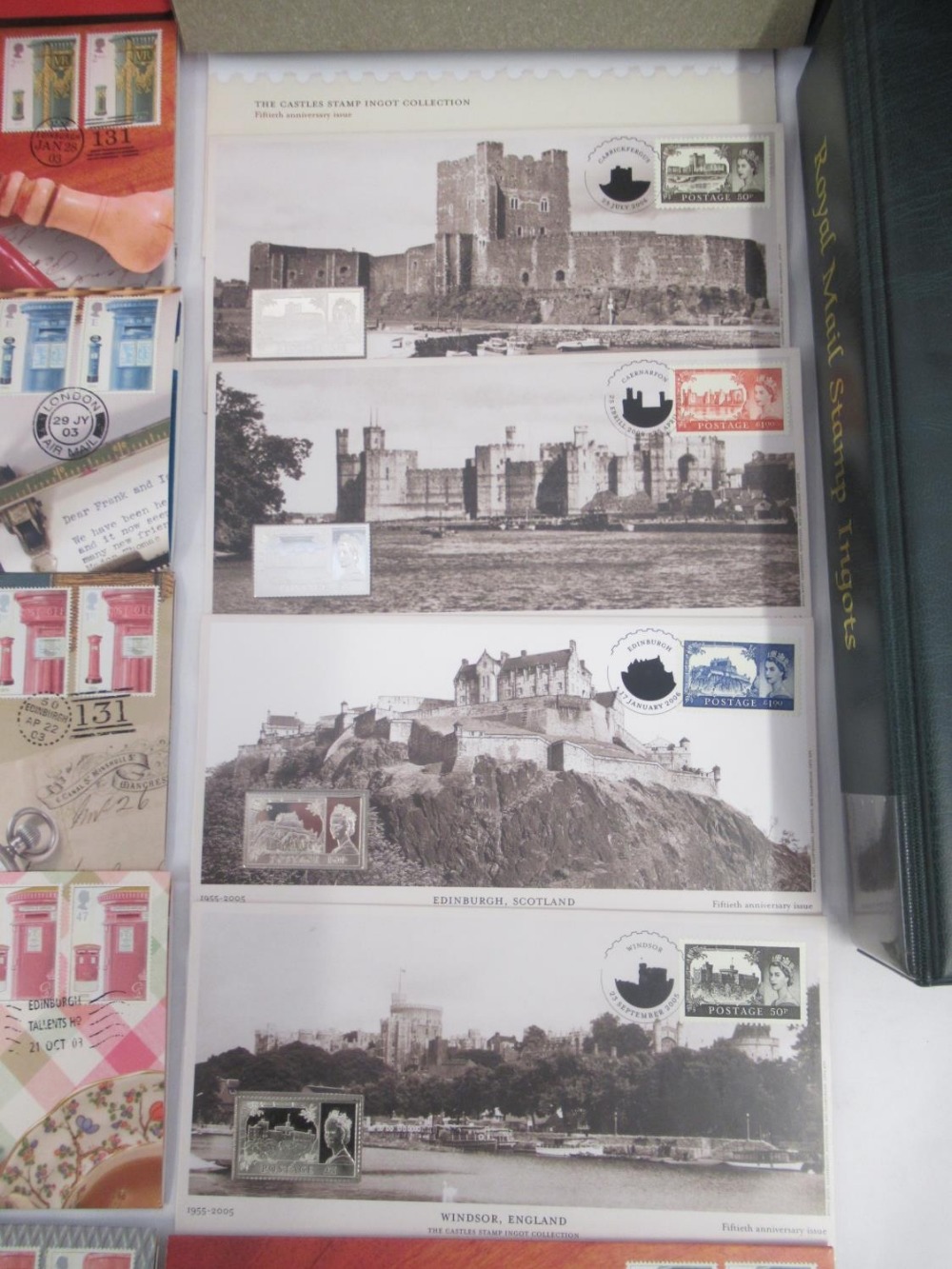 Royal Mail Stamp Silver Ingots, to inc. 6 of the Pillar to Post set in 1 box, The Castles Stamp - Image 6 of 13
