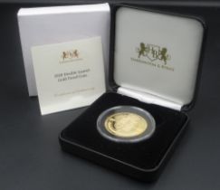 Harrington & Byrne - 2020 Double Laurel Tristan da Cunha gold proof coin, with original box and COA