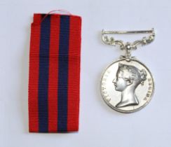 Indian General Service Medal. To 1687 Pte E. Paine. 1st/3rd Regiment of Foot.