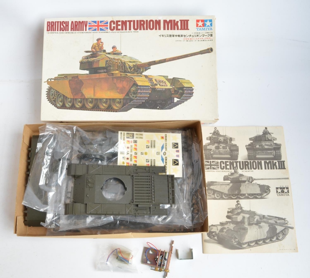 Ten unbuilt 1/35 post war British tank and military vehicle plastic model kits from Amusing Hobby, - Image 4 of 8