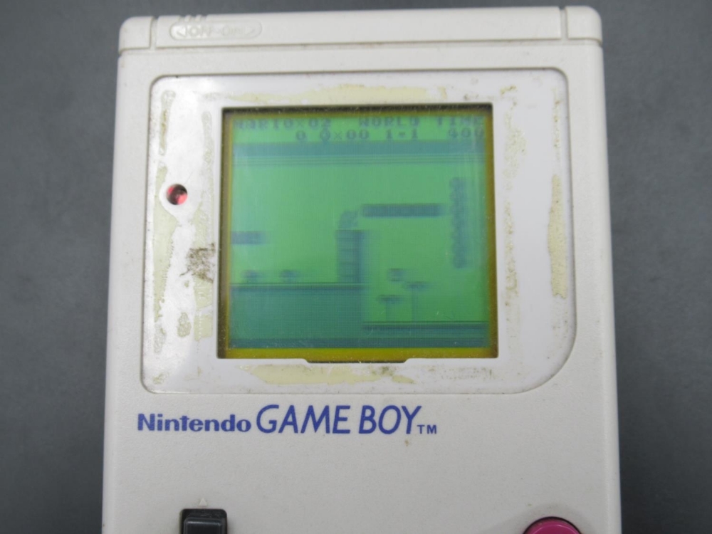 1989 Nintendo Gameboy, missing front panel, working at time of catalogue, with Super Mario Land Game - Bild 2 aus 7