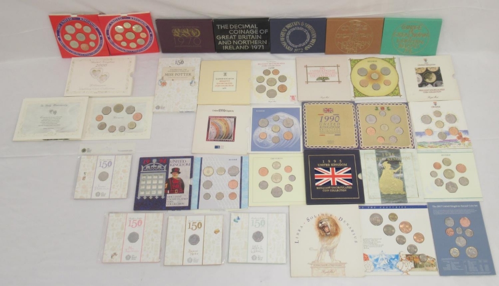 Royal Mint – United Kingdom Brilliant Uncirculated Coin Collection 1986, 1987, 1989-91, 1994-96, and