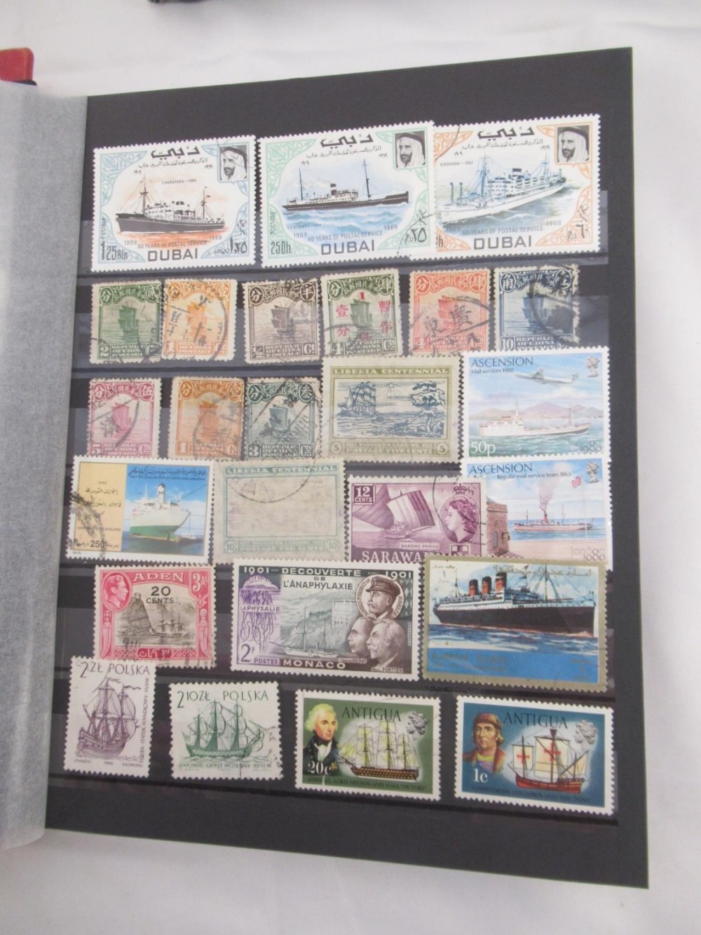 Stamp album cont. various international Aircraft stamps, stamp folder cont. stamps from Iran( - Image 20 of 21