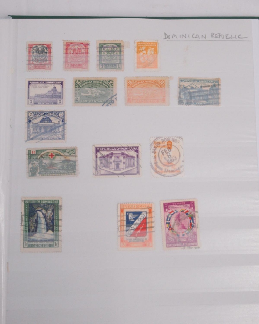 Collection of 5 stamps folders containing an assorted collection of c20th (and some late c19th) - Image 12 of 13