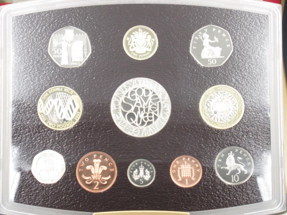 Royal Mint - 2003 United Kingdom 'The Golden Jubilee' Executive Proof Set in original box with - Image 2 of 4