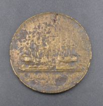 1772 Captain Cook Medal. George III (1760 -1820) Resolution and Adventure Medal, 1772 platina (