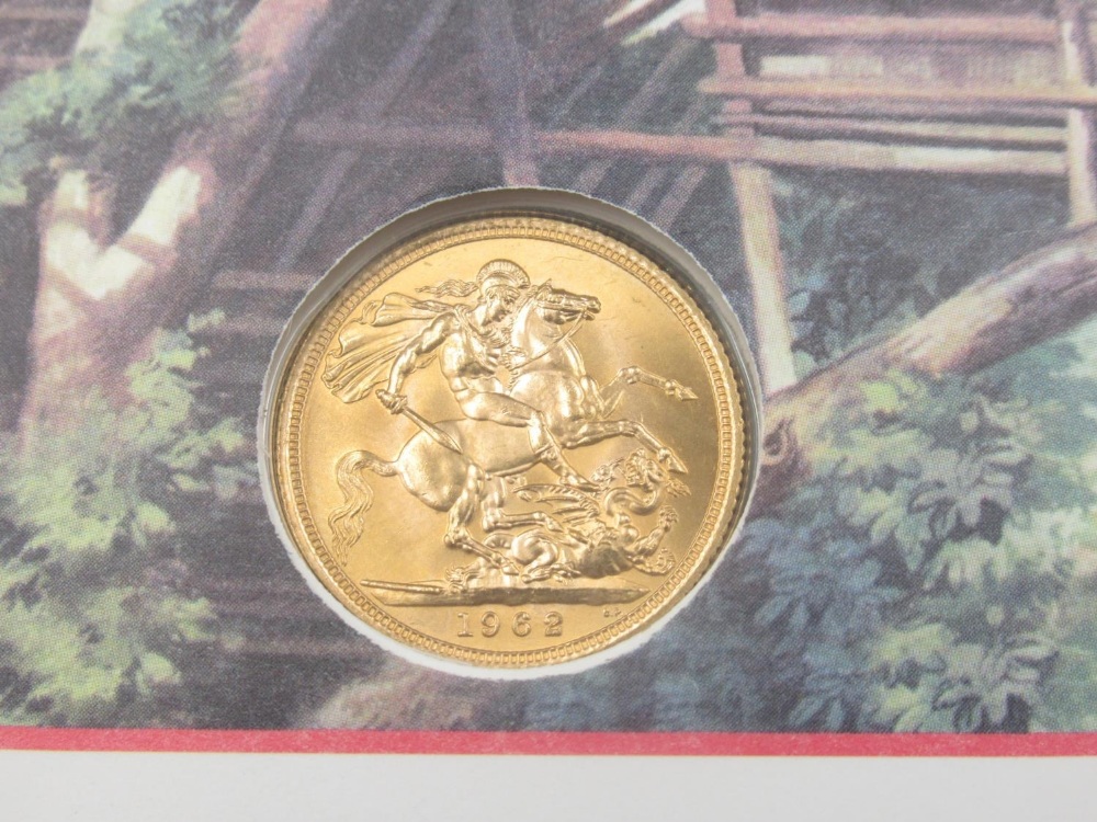 Internet Stamps presentation cover for The Golden Jubillee with Elizabeth II 1962 Sovereign, Limited - Image 5 of 7