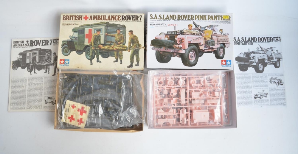 Ten unbuilt 1/35 post war British tank and military vehicle plastic model kits from Amusing Hobby, - Image 7 of 8