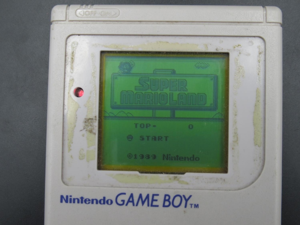 1989 Nintendo Gameboy, missing front panel, working at time of catalogue, with Super Mario Land Game - Bild 3 aus 7