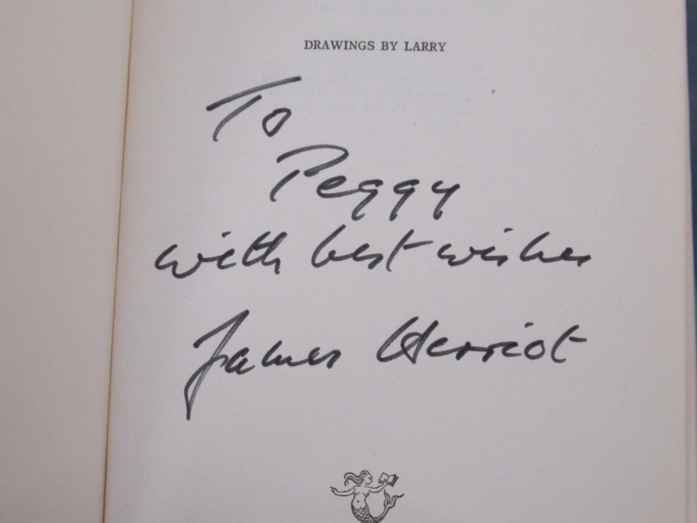 Herriot (James) Vet in Harness, Michael Joseph 1st Ed. 1974, Signed, hardback w/dust jacket, - Image 3 of 7