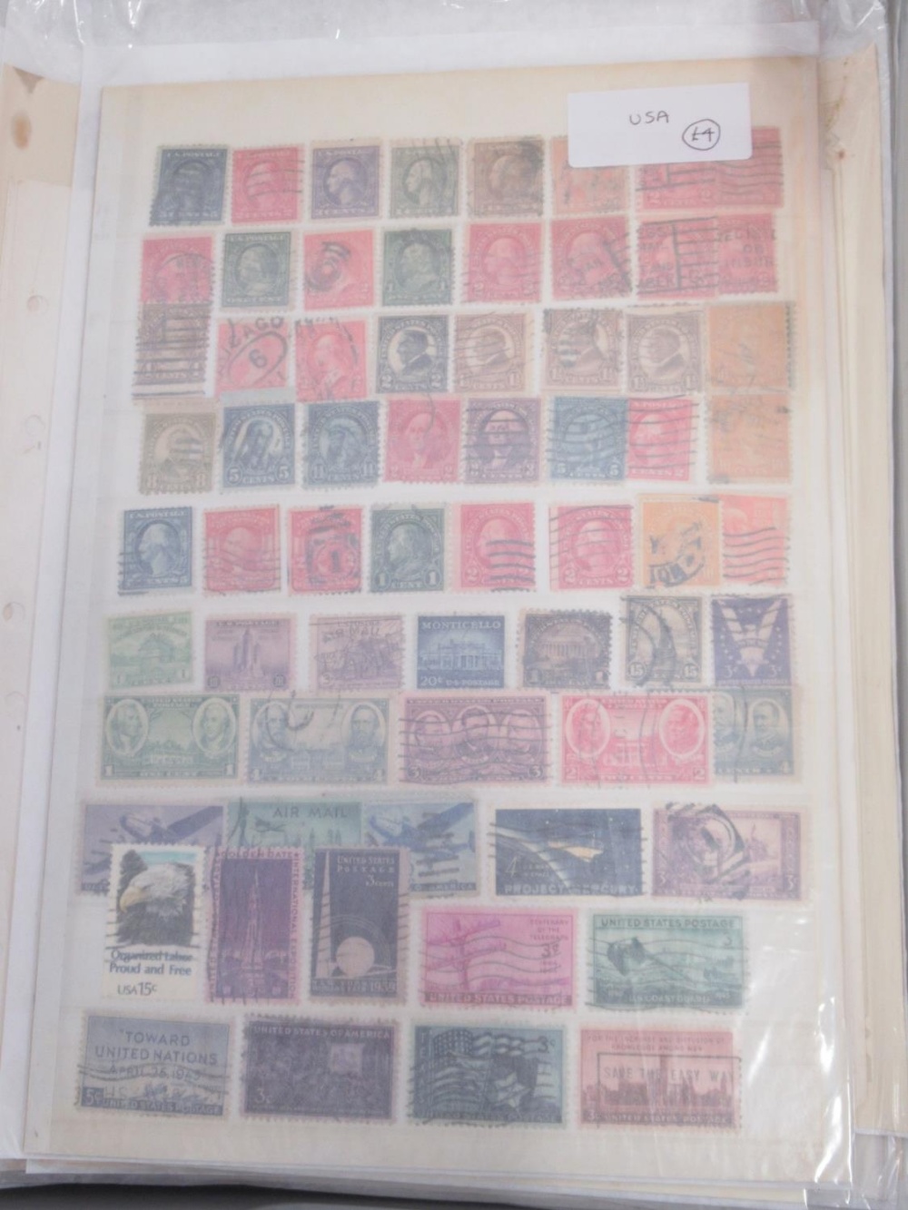 Assorted collection of stamps both loose and in stamp sheets/presentations (qty. in 1 box) - Image 10 of 14