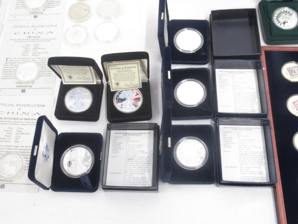 Large assorted collection of silver proof coins and other coins to inc. Westminster silver proof - Image 9 of 12