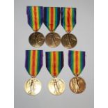 Six Victory Medals To: 67447 Sapper H O Morgan. Royal Engineers. 31239 Pte A Holland. Royal Army