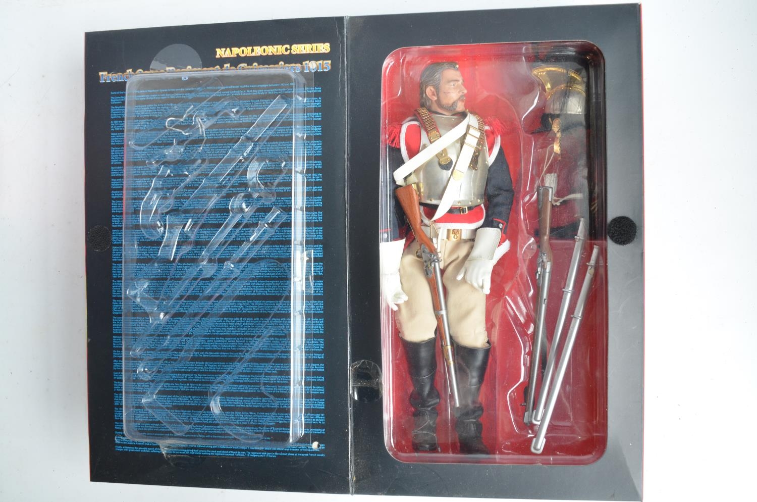 Four 1/6 scale Napoleonic Series French soldier action figures from Modellers Loft/DiD Corp to - Image 3 of 6