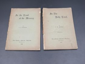 Sevier (C.E.) In the Land of the Mummy, The Advaita Ashrama 1913, paperback and In the Holy Land,