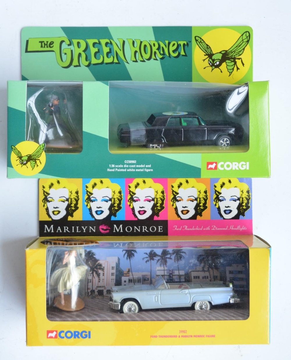 Nine boxed film, television, music and celebrity themed diecast model car sets from Corgi, most with - Image 2 of 9