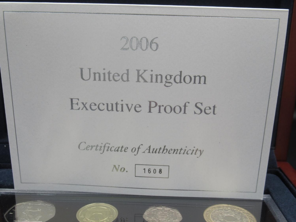 Royal Mint 2006 United Kingdom Executive Proof Set, Limited Edition no.1608/5000 in original box - Image 3 of 4