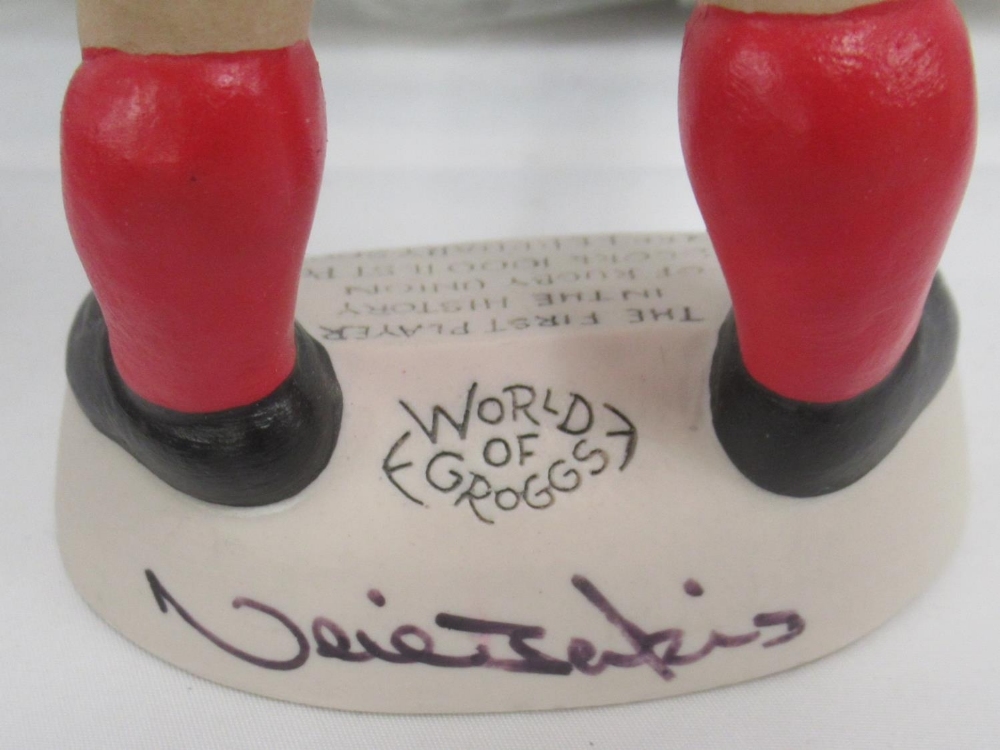Collection of Rugby memorabilia to inc. Neil Jenkins Ltd Ed. 691/100 World of Groggs figure signed - Image 4 of 12