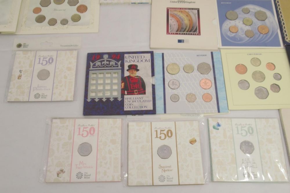 Royal Mint – United Kingdom Brilliant Uncirculated Coin Collection 1986, 1987, 1989-91, 1994-96, and - Bild 6 aus 6