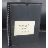Beatles - folder cont. 14 movie cells relating to the Beatles, Transparencies, photos, etc.