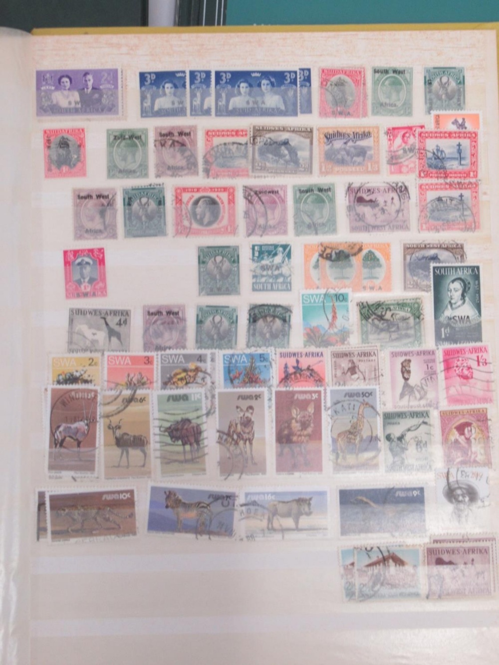 Stamp album cont. various international Aircraft stamps, stamp folder cont. stamps from Iran( - Image 9 of 21