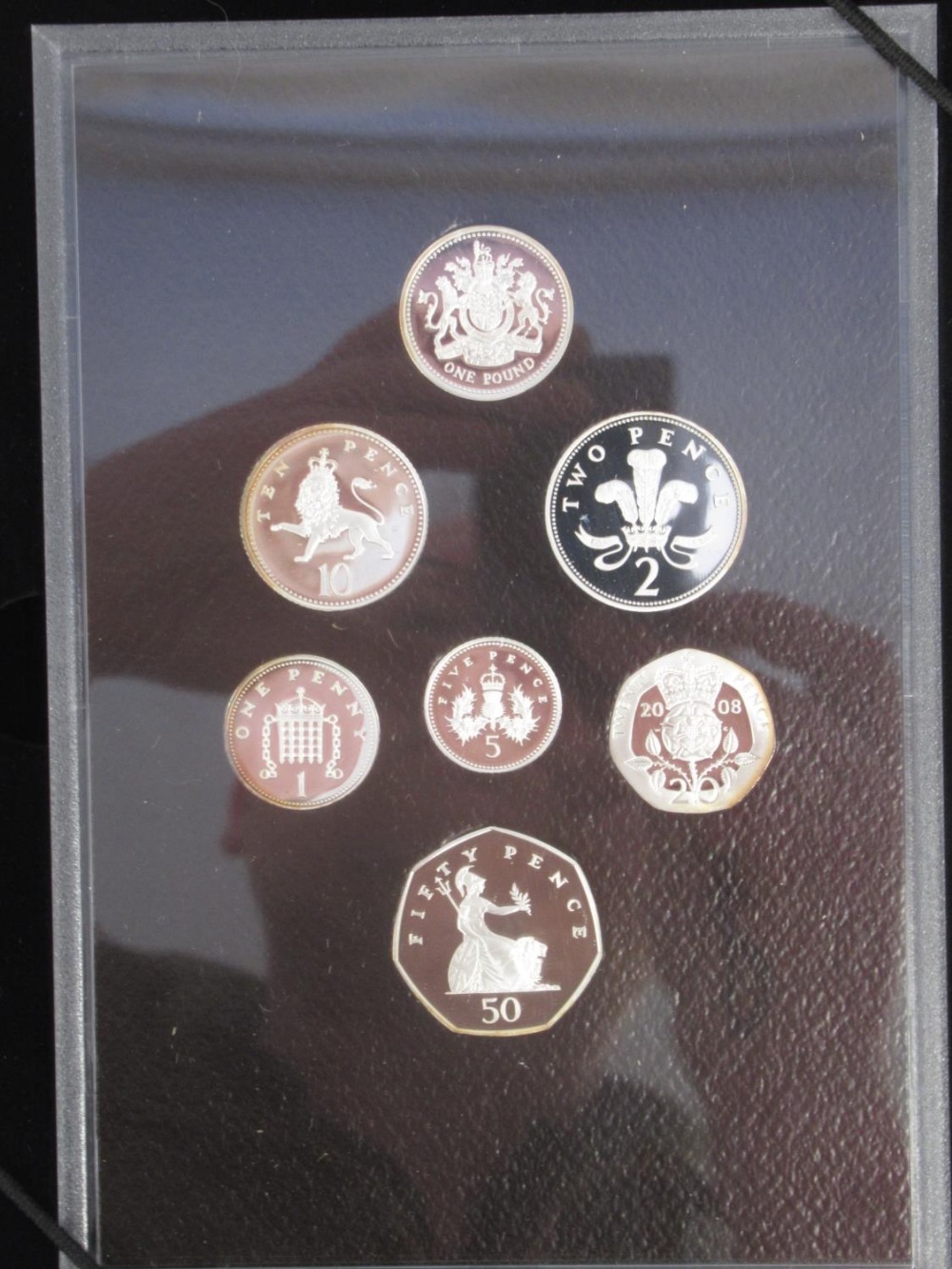 The Royal Mint - 2008 United Kingdom Coinage Royal Shield of Arms Silver Proof Collection Limited - Image 5 of 5