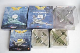 Six Corgi Aviation Archive 1/144 diecast model aircraft to include AA31601 limited edition Falklands