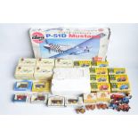 Collection of diecast model vehicles to include 8x Lledo 1/64 scale Vanguards trucks (all poor to