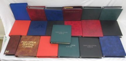 Large assorted collection of GB First Day Covers and Royal Mint Stamps held in 19 albums (Qty.)