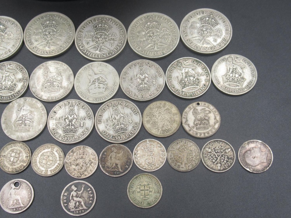 Assorted collection of GB coinage to inc. Pre-1947 GB silver content (gross 6.2ozt) - Image 4 of 4