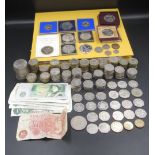 Large mixed collection of British coins and bank notes to inc. commemorative £2 coins (approx 247)
