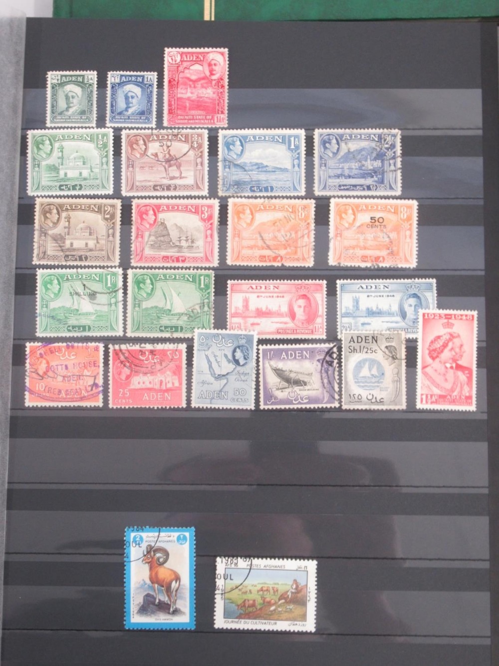 Assorted collection of International and British stamps in 15 folders/albums - Image 3 of 12