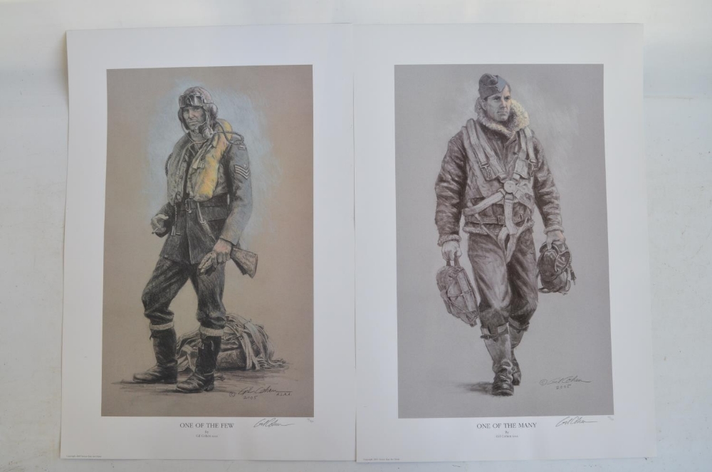Two limited edition aircrew prints by Gil Cohen (Vector Fine Arts) to include 'One Of The Few' (78/