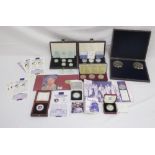 Small wood case cont. The Queen Mother Centenary Collection $10 Fiji & £2 Falkland Islands, HM Queen