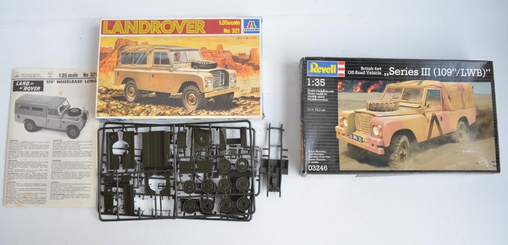 Ten unbuilt 1/35 post war British tank and military vehicle plastic model kits from Amusing Hobby, - Image 8 of 8