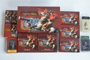 Collection of W Britain's Napoleonic war figures and diorama sets/accessories to include 00148 North