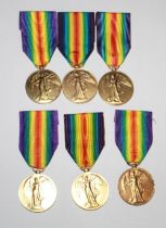 Six Victory Medals To: 26013 Pte J H Howell. Royal Welsh Fusiliers. 64377 Pte W Turner. Liverpool