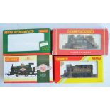 Four boxed OO gauge 0-4-0 electric steam train models from Hornby to include a Smokey Joe Class